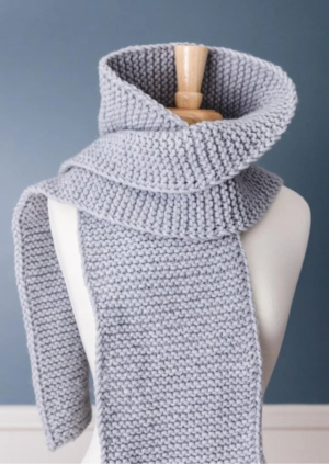 EASY GARTER STITCH SCARF